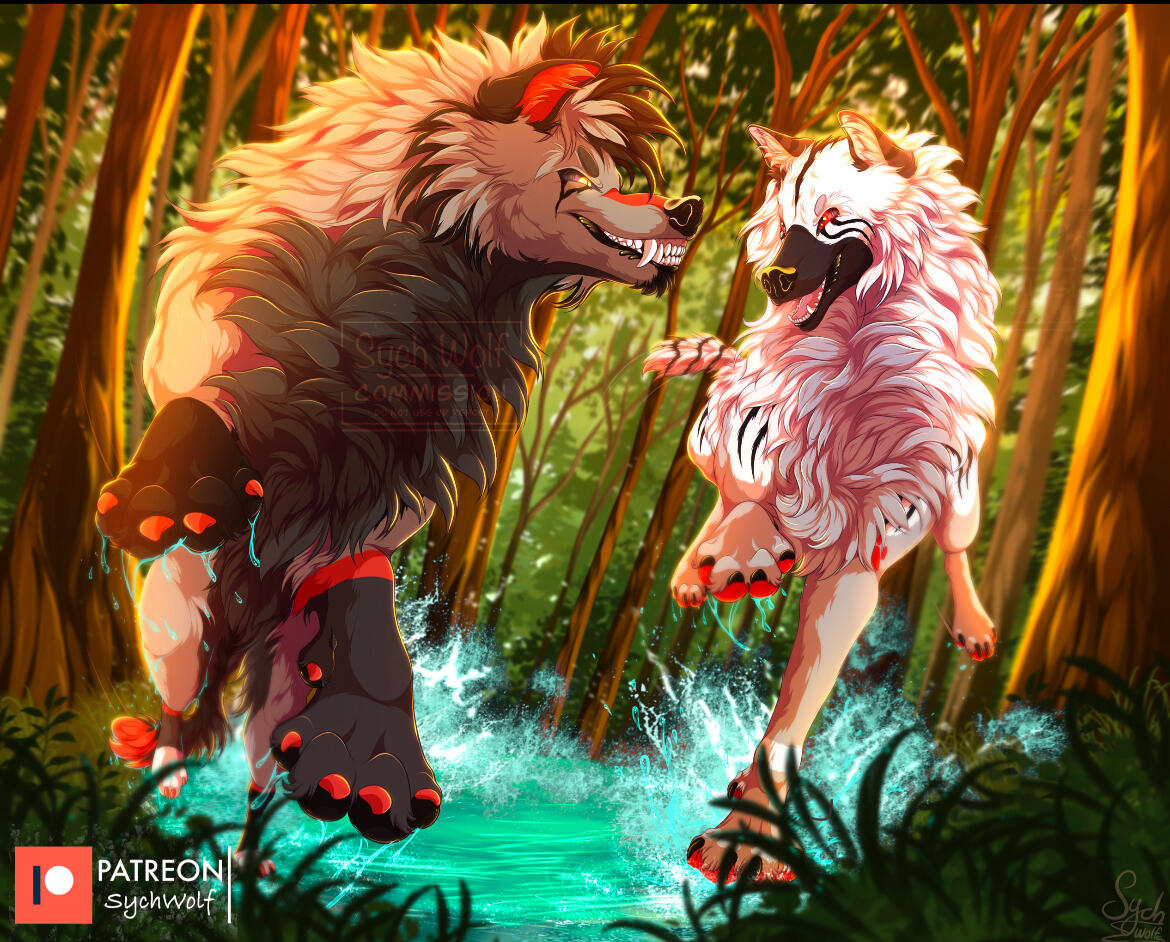 Two character fullbody illustration (rough estimate: 295$ Two character illustration